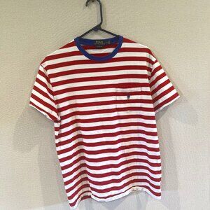 RALPH LAUREN POLO Mens Size Small S Striped Slim Fit T-Shirt